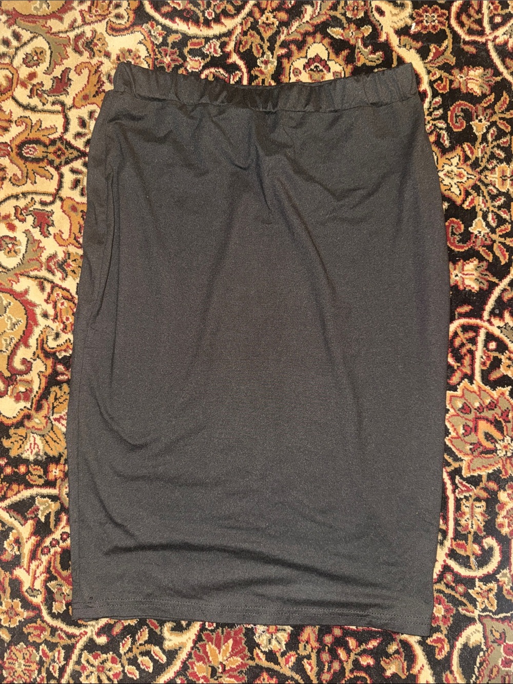 Buttery soft and stretchy Classic Black Women's Pencil Skirt Size L
